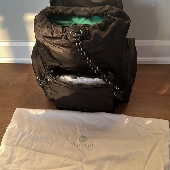 NWOT VERSACE La Medusa Nylon Backpack - Picture 3 of 3